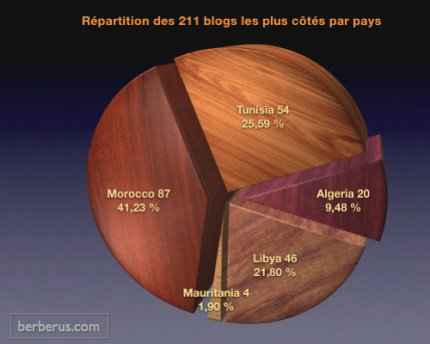 Statistique blog algérie maroc tunisie mauritanie Libye Maghreb PageRank
